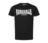 Lonsdale T-shirt Fulwood homme Noir/Blanc Taille 3XL