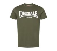 Lonsdale T-shirt Homme Fulwood Olive/Blanc Taille 3XL EU