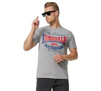 Lonsdale T-shirt GEARACH Gris chiné/Noir L Homme