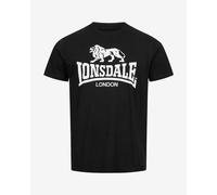 Lonsdale T-shirt Logo manches courtes noir et blanc 4XL
