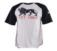 T-Shirt - Lonsdale London - Est 1960 - Marine et Blanc - 100% Coton - Manches Courtes M