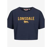 T-shirt Lonsdale Moira manche courte bleu jaune femme - L