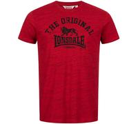Lonsdale T-shirt Original manches courtes Rouge marine/Noir Taille L Homme