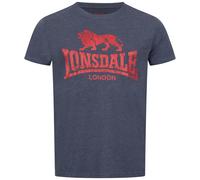 Lonsdale T-shirt homme SILVERHILL coupe normale bleu marine/rouge XXL