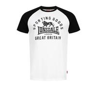 Lonsdale Trenance T-Shirt, Blanc, M Homme-Adulte