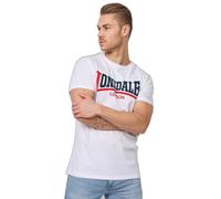 Lonsdale T-shirt Homme Deux Tons Blanc 5XL EU