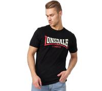 Lonsdale T-shirt Two Tone pour homme Noir XXXXL