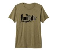 T-Shirt Loonatic Funny Loon Bird Lake Life Birder T-Shirt Haut de Gamme