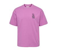 Hummel Loose Bees Stadium Short Sleeve T-shirt Violet M