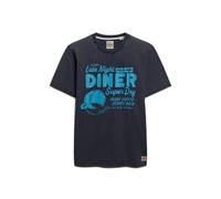 Superdry T-shirt 'LOCAL BUSINESS' marine/azur Taille XXL