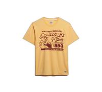 T-shirt loose Superdry Roadside Trade Jaune XL