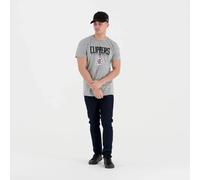 New Era Nba Regular La Clippers Short Sleeve T-shirt Gris L Homme
