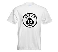 T-Shirt Lucky 13 Imprimé Funshirt Design Impression