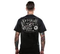 T-Shirt Lucky 13 Knuckles Noire 3XL