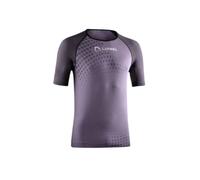 T-shirt Lurbel Spirit Flux Mauve Noir Unisexe, Taille S