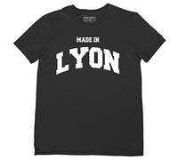 T-Shirt Lyonnais nom de Ville, Made in Lyon, 100% Coton, Unisexe, imprimé en France (XL)