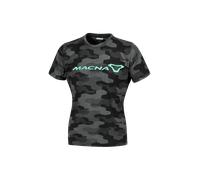 Macna Dazzle Logo 2.0, t-shirt femmes S Noir/Gris/Turquoise Noir/Gris/Turquoise