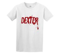 T-Shirt/Maglietta Dexter Morgan Serie TV Mens Short Sleeve White L