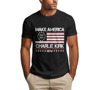 T-Shirt Make America Charlie Kirk Nous Sommes Tous Charlie Kirk Maintenant T-Shirt Homme Noir