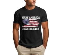 T-Shirt Make America Charlie Kirk Nous Sommes Tous Charlie Kirk Maintenant T-Shirt Homme Noir