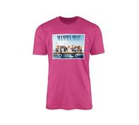T-shirt Mamma Mia Here We Go Again - Film Théâtre Musical Romantique Comédie Fan Pop Supergroupe Photo Top Tee Cadeau Vêtements (Rose Prime, Pink Prime., M