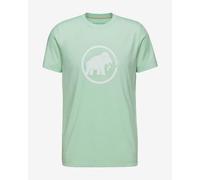 T-shirt Mammut Core Classic manche courte vert pâle logo blanc - L