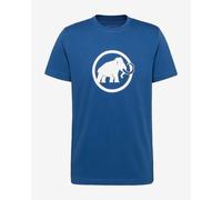 Mammut - T-shirt urbain en coton biologique - Mammut Core T Shirt Men Classic Tschiel pour Homme en Coton - Taille XL - Bleu Bleu XL