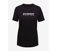 T-shirt Mammut Core Logo à manches courtes noir blanc femme. - L