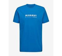 T-shirt Mammut Core Logo manche courte bleu ciel blanc - S