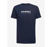 T-shirt Mammut Core Logo manche courte bleu marine blanc - L