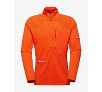 T-shirt Mammut Eiger Nordwand Advanced Half Zip manches longues orange - L