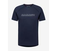 T-shirt Mammut Selun FL Logo manche courte bleu foncé - XL