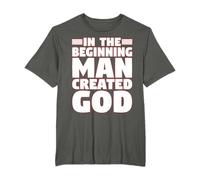 T-shirt « Man Created God » anti-religion athéiste T-Shirt
