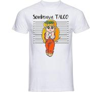 T-Shirt Man Woman Fun Pollon Seemed Talc Coke Cardboard Years 80 Funny White Manches Courtes(XX-Large)