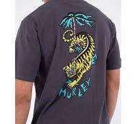Hurley Etam Tiger Short Sleeve T-shirt Gris S Homme