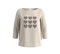 T-shirt manches 3/4 imprimÃ© femme COMMA Beige 46