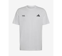 T-shirt manches courtes adidas Run Essentials Graphic blanc noir - M