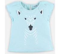 T-shirt manches courtes aqua 12M