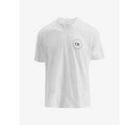 T-shirt manches courtes Calvin Klein Logo Graphic 1968 blanc noir - L