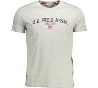 T-shirt manches courtes col rond Logo US Polo Gris : Taille - XL Taille : XL