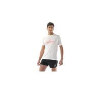 T shirt manches courtes compressport podium blanc homme