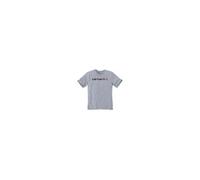 T-shirt Carhartt Core Logo manche courte gris noir orange - M