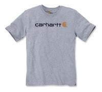 T-shirt Carhartt Core Logo manche courte gris noir orange - XL