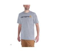 Carhartt - Core Logo S/S - T-shirt - XXL - heather grey