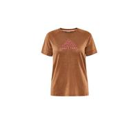 T shirt manches courtes craft adv trail wool femme marron
