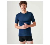 T-shirt manches courtes - Damart - Tee-shirt maille interlock Thermolactyl - Marine Foncé M