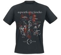 T-Shirt Manches courtes de A Perfect Circle - Magdalena Distressed - S à 5XL - pour Homme - noir 5XL
