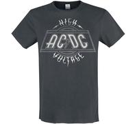 T-Shirt Manches courtes de AC/DC - Amplified Collection - High Voltage - S à XXL - pour Homme - anthracite S