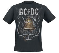T-Shirt Manches courtes de AC/DC - Hells Bells - S à 4XL - pour Homme - noir M
