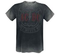 T-Shirt Manches courtes de AC/DC - Rock & Roll - Will Never Die - M à 4XL - pour Homme - gris foncé M